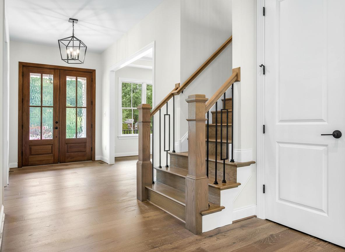 6 White Windows Foyer